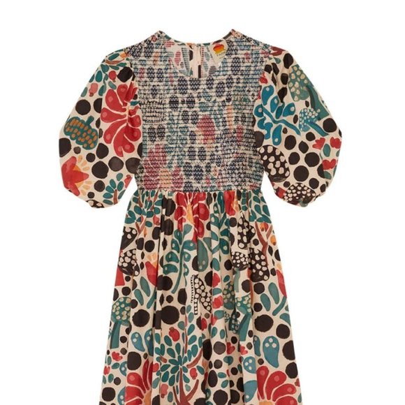FARM Rio Dresses & Skirts - Farm Rio Mushroom Forest Midi Dress NEW